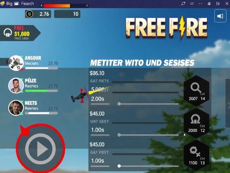 Free Fire gameplay on mobile device