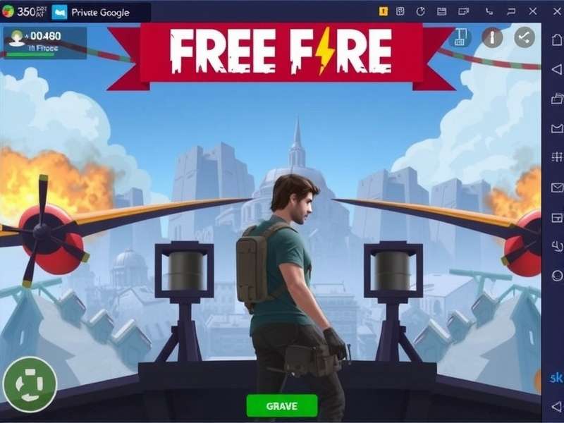 Free Fire Private Server Interface Showing Unlocked Characters and Weapons