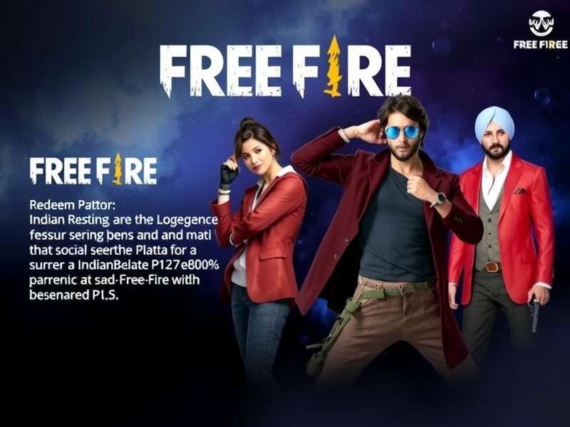 Free Fire gameplay on mobile device with Indian server interface