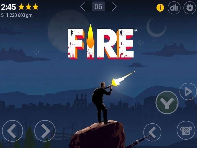 Free Fire App Gameplay on Mobile Phone showing character selection and map