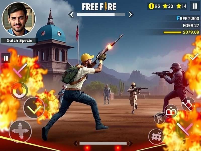 Free Fire Indian Server Gameplay on Mobile Device