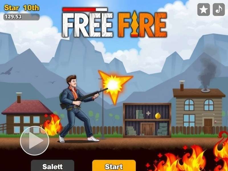 Free Fire gameplay on mobile device