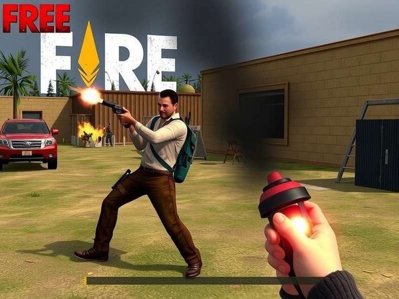 Free Fire gameplay on PC with emulator