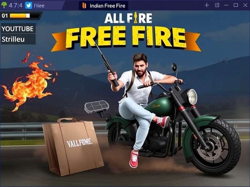 Collage of popular Indian Free Fire Youtubers like Total Gaming, Desi Gamers, and Two-Side Gamers