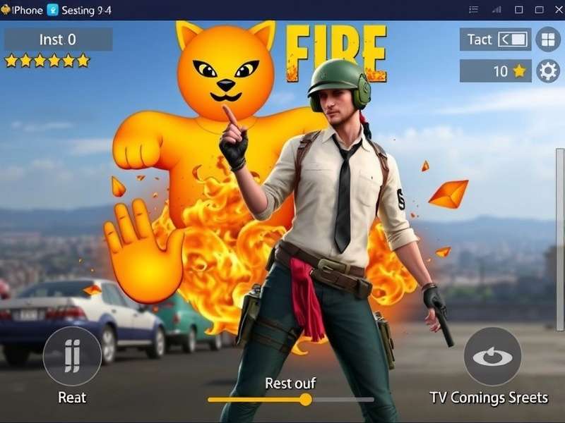 iPhone displaying Free Fire download on App Store