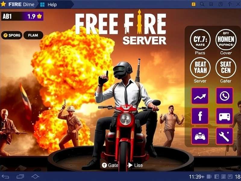 Indian Free Fire gamers competing on mobile devices