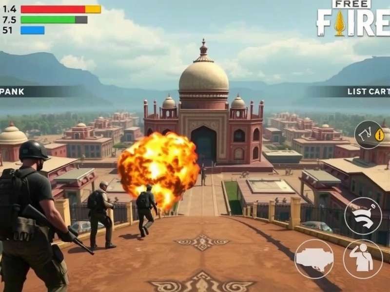Detailed strategic map of Free Fire Bermuda for Indian server players