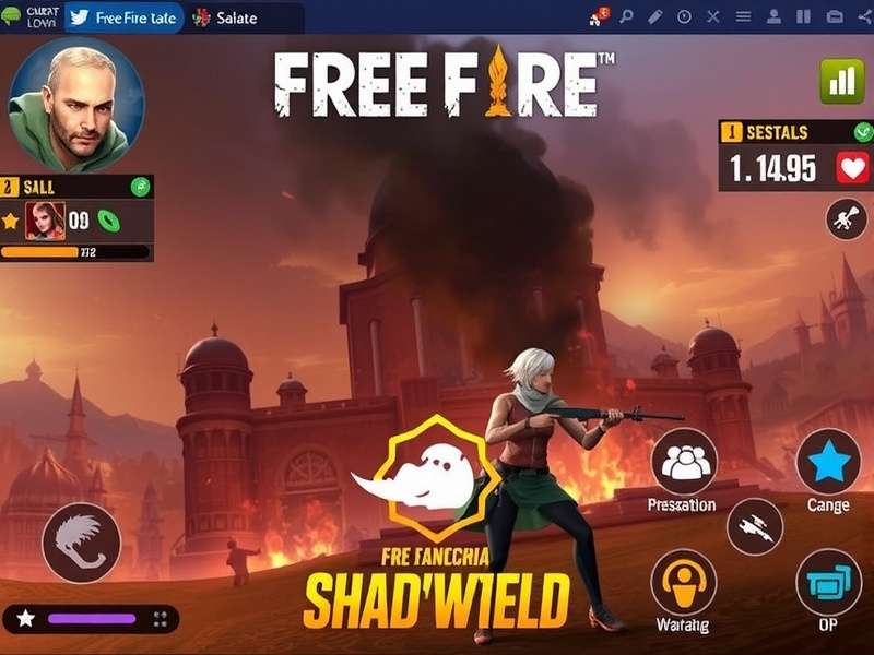 Free Fire Indonesia Server character usage statistics chart showing Skyler and Xayne dominance