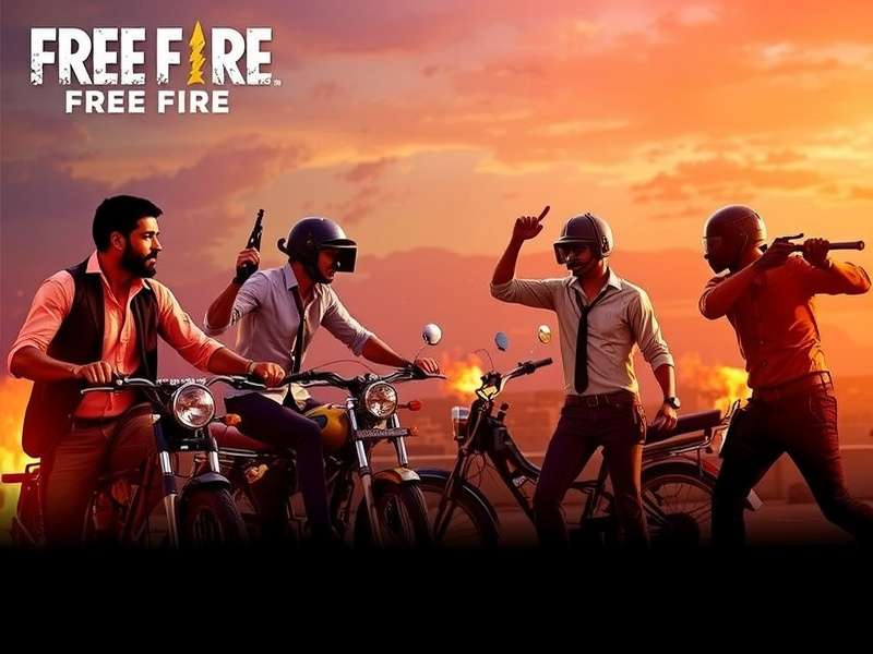 Indian Free Fire gameplay strategy guide with map positions