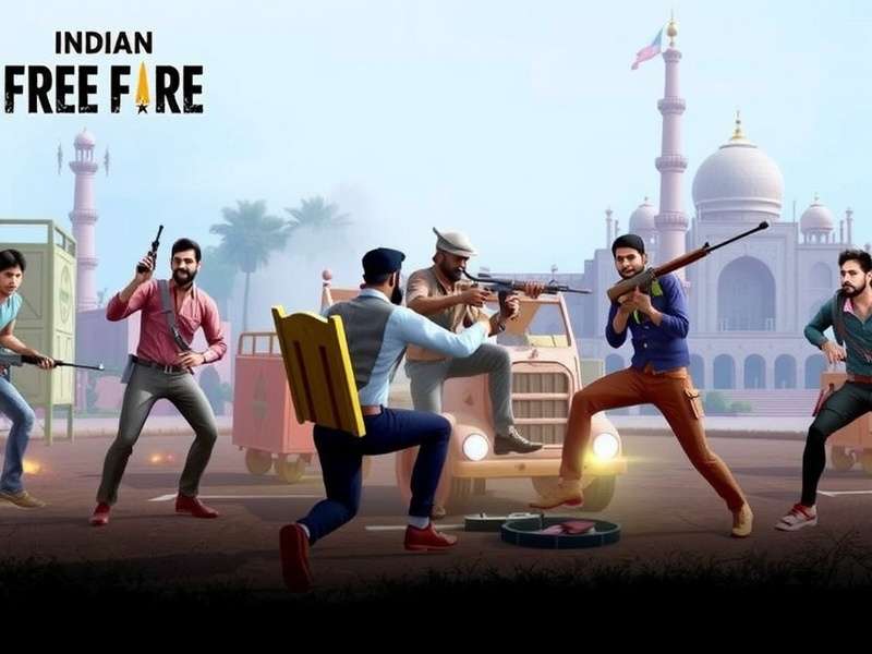 Free Fire Max India gameplay screenshot showing enhanced graphics