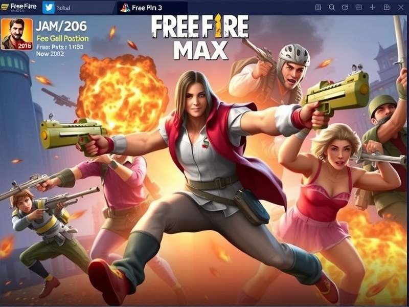 Garena Free Fire Max gameplay with HD graphics and Indian players