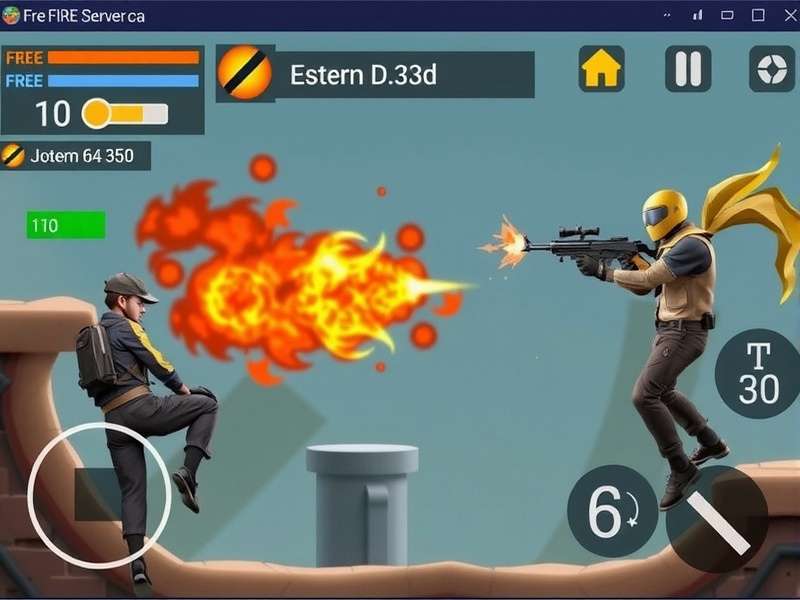 Free Fire Indian Server Apk gameplay on mobile screen
