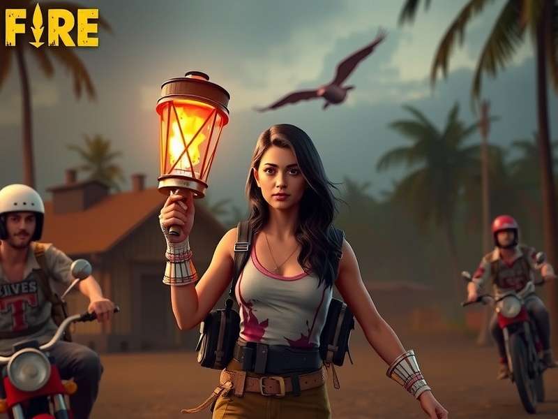 Indian Free Fire girl Youtubers playing Free Fire India on mobile with friends