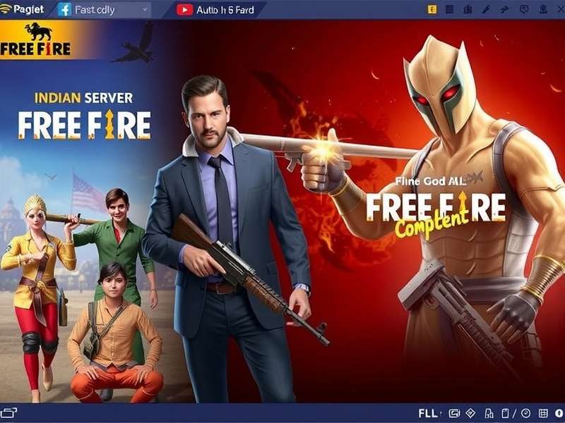 Indian Server Free Fire New Event – exclusive banner showing Free Fire India characters and event logo