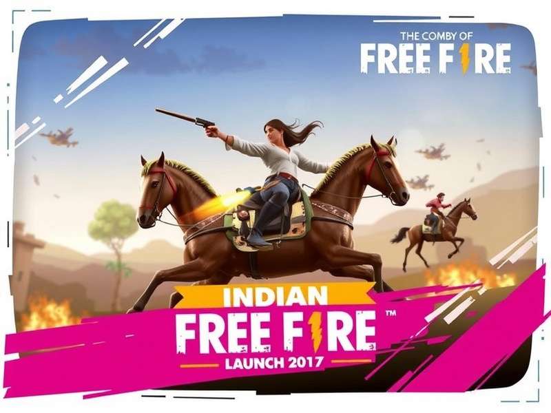 Indian Free Fire Launch Date – Official banner showing Free Fire India re-launch celebration with players