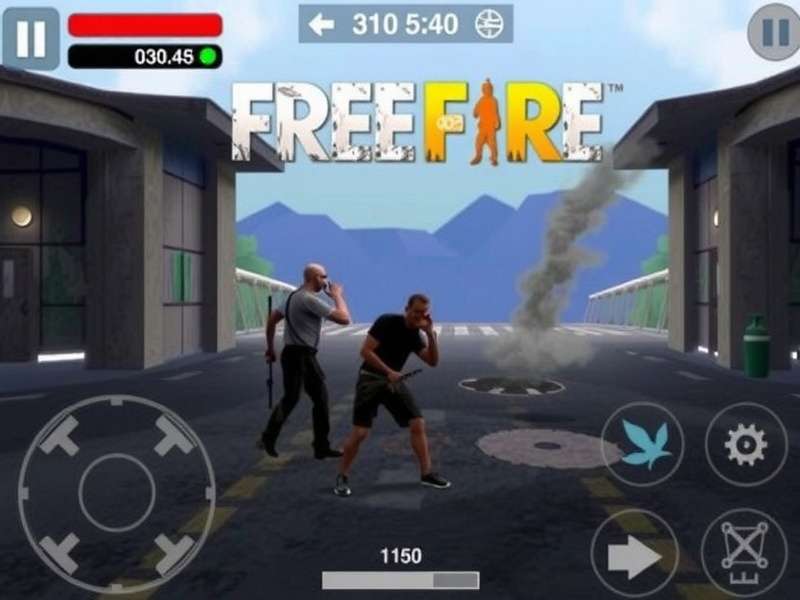 Free Fire Para Pc Descargar banner showing game characters and download guide for Indian players