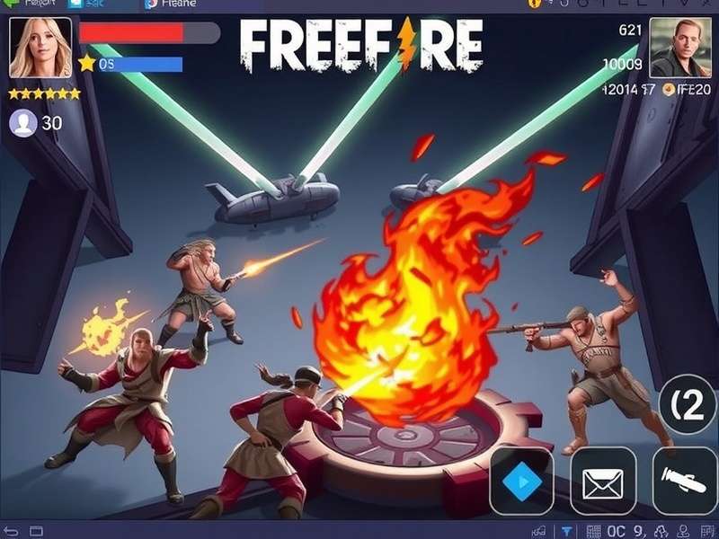 Free Fire India – intense battle royale gameplay on mobile screen